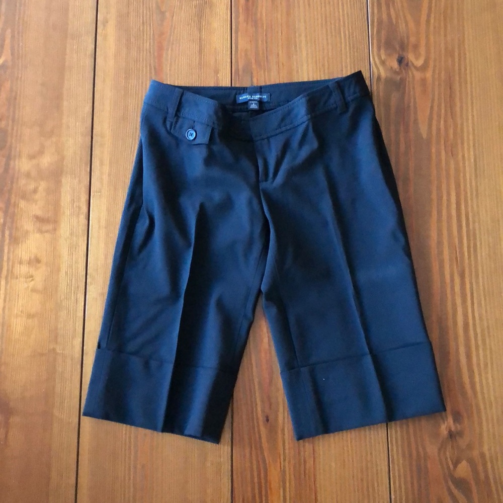 BR wool blend long shorts